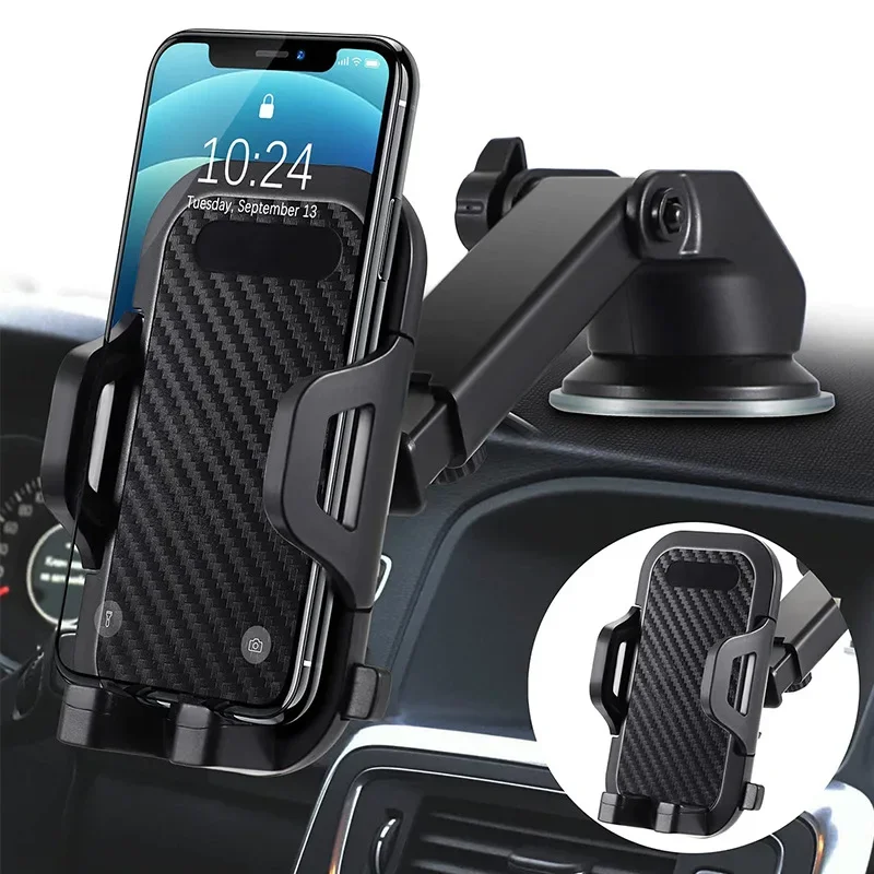 Multifunctional Car Phone Holder Navigation Frame Suction Cup Air Outlet Mount for Vehicle Dashboard Car Holder