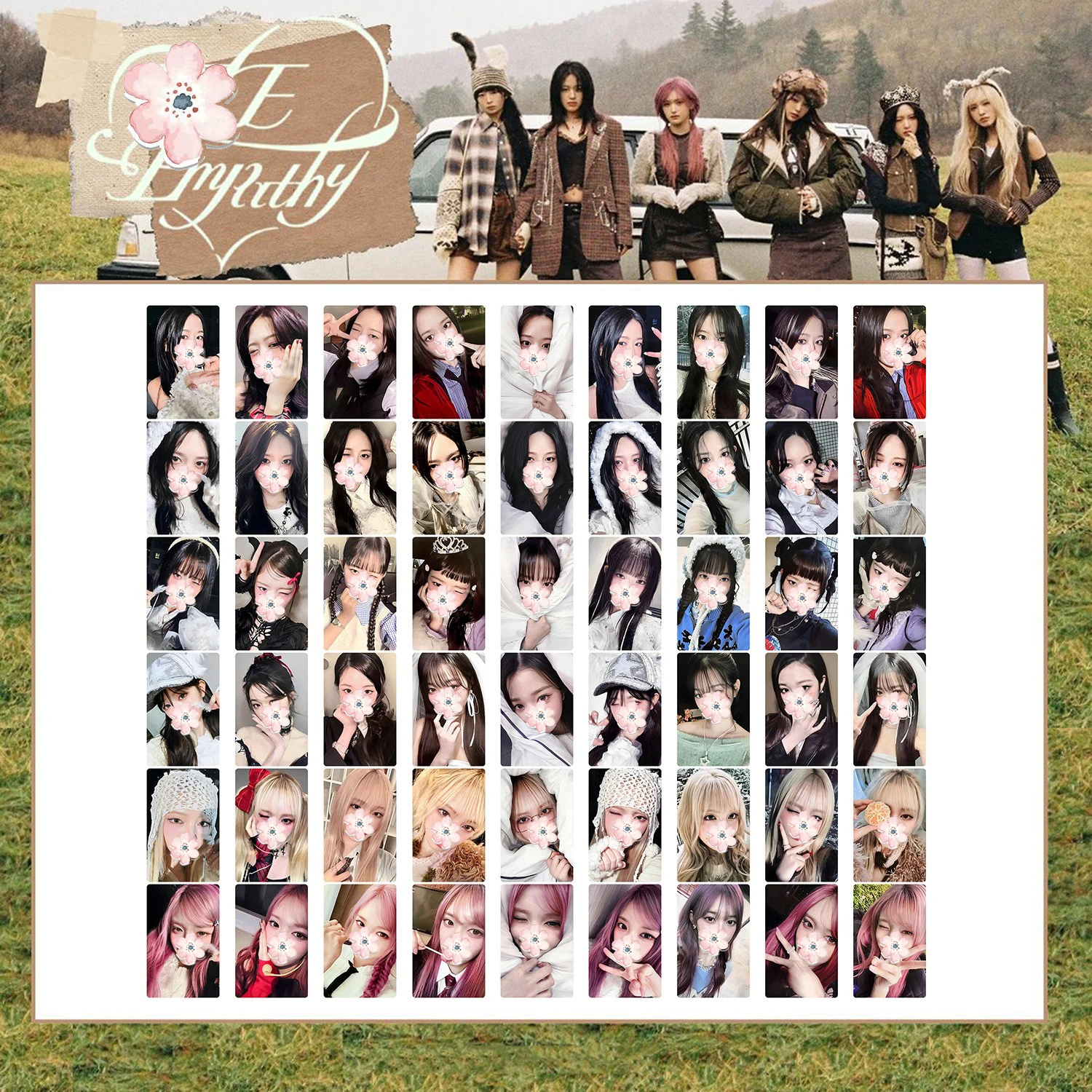 Korean girl group ablum lomo card third mini album Empathy bonus card Zhang Yuan Ying An You Zhen Nao Jing Lian Li Xianrui