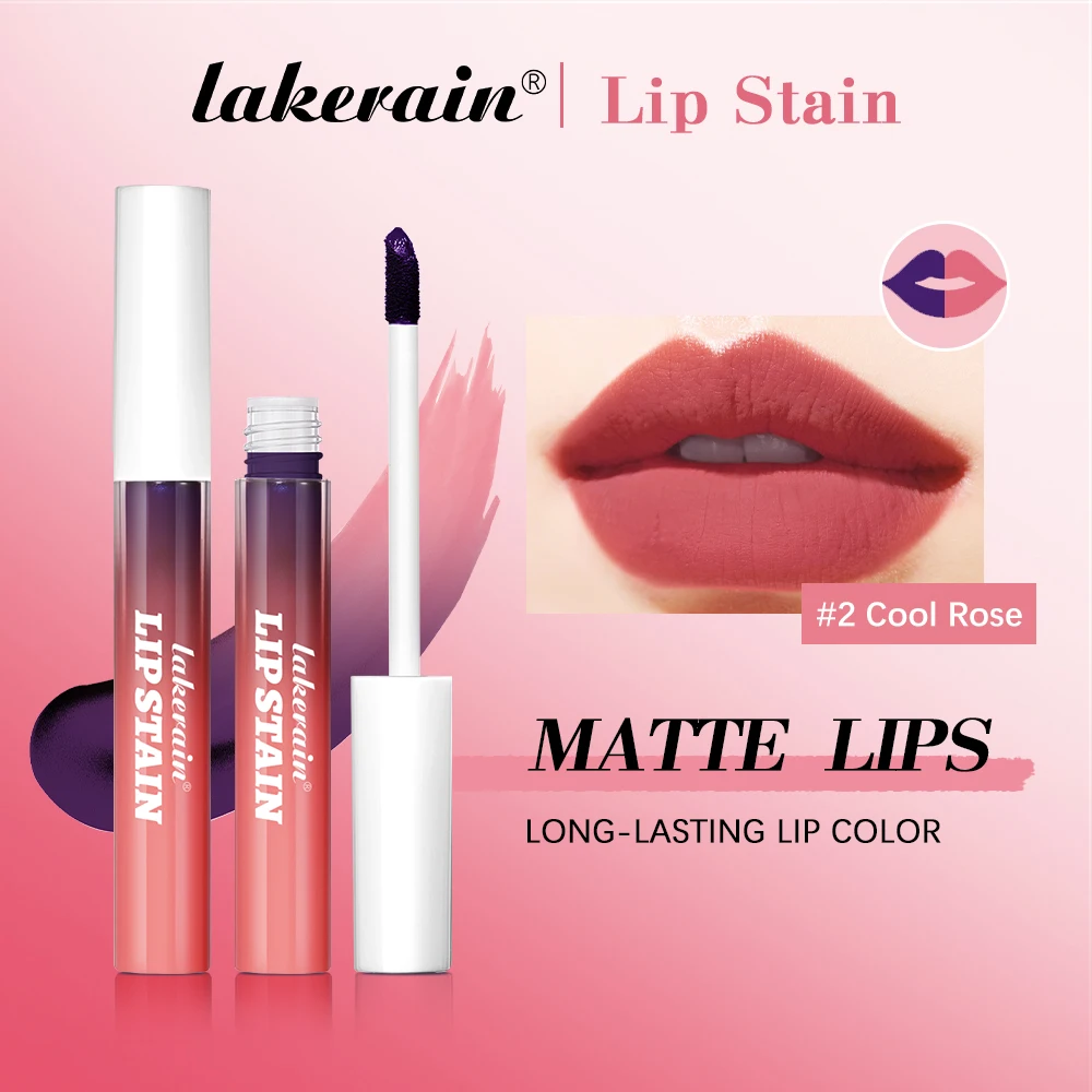 Set di lucidalabbra staccabili e stick Tazza antiaderente impermeabile a lunga durata Lucidalabbra rosa Lucidalabbra naturale resistente al trasferimento per le donne