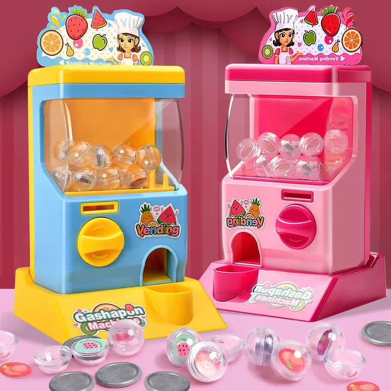 Gashapon machine play house candy game machine learning machine candy learning play house learning education girl gift gashapon