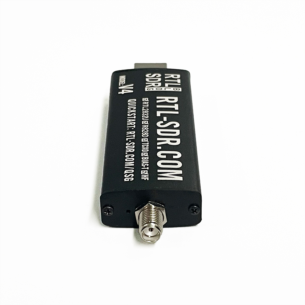 HTOOL SDR V4 Receptor de radio definido por software RTL-SDR V4 RTL2832U 1PPM TCXO HF BiasT SMA Radio definida por software + antena