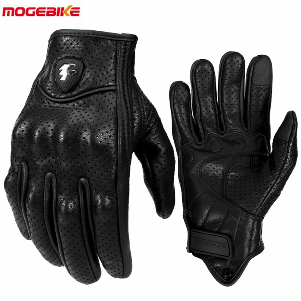 2025 New Motorcycle Gloves Men Women Touchscreen Moto Leather Carbon Cycling Winter Gloves Motorbike Motorcross ATV Motor Gloves