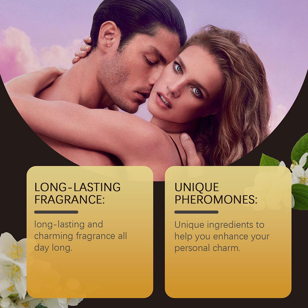 50 ml Neues Valentinstag-Parfüm Goldflasche Herrenparfüm Anhaltender Duft Atmosphäre Damenparfüm Datumsdüfte