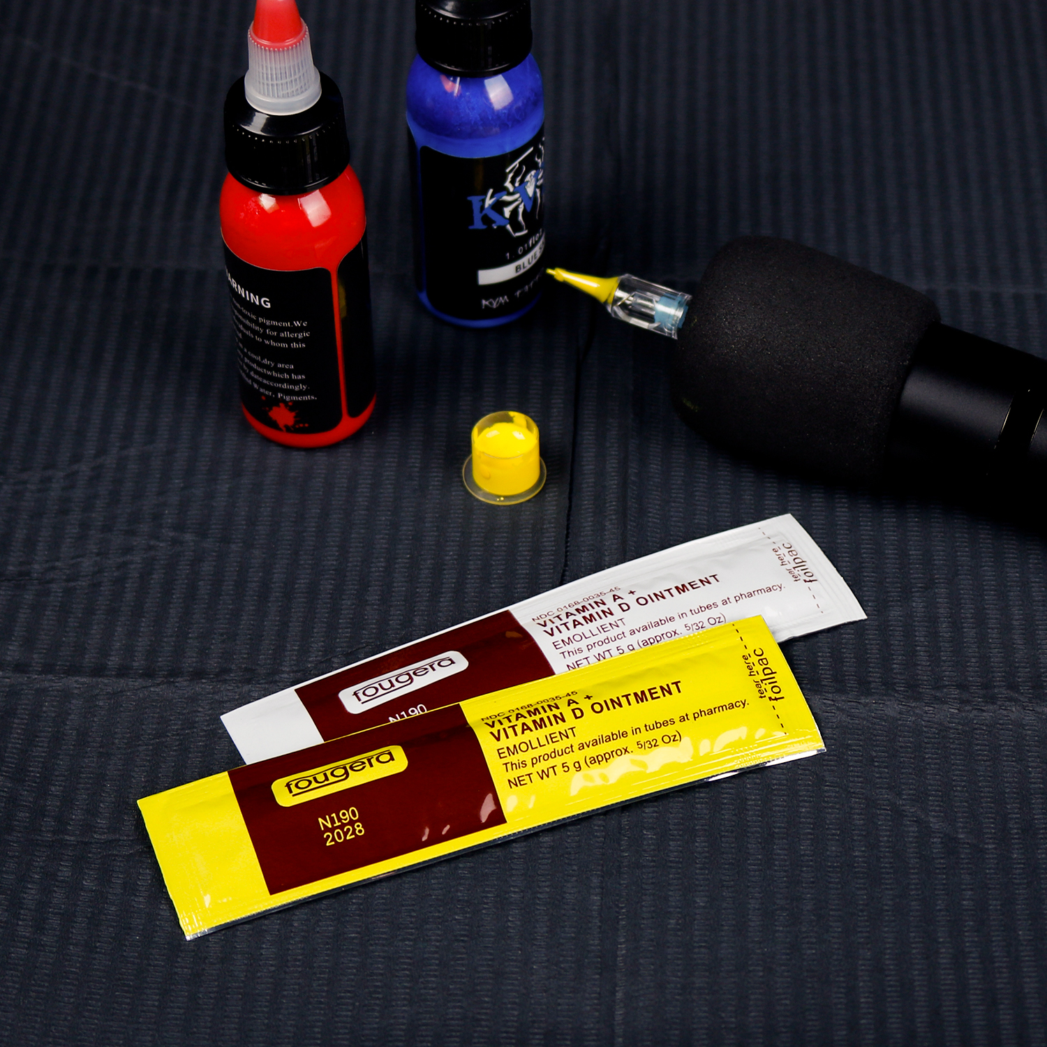 1/10/20/30/40/50/100 pçs creme de cuidados posteriores de tatuagem a & d fougera vitamina pomada anti cicatriz maquiagem permanente reparação gel tatuagem supplie