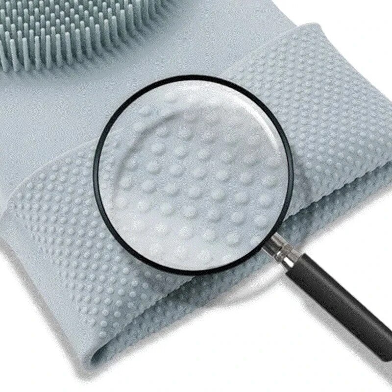Luvas de limpeza para lavar louça, luvas mágicas de borracha de silicone para lavar louça, esponja doméstica, ferramentas de limpeza de cozinha