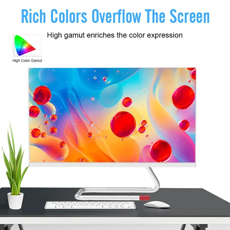 All In One Gaming Pc 23.8" Business Desktop  Computer I3 I5 I7 Oem Computer All In One Pc For Student And Company
