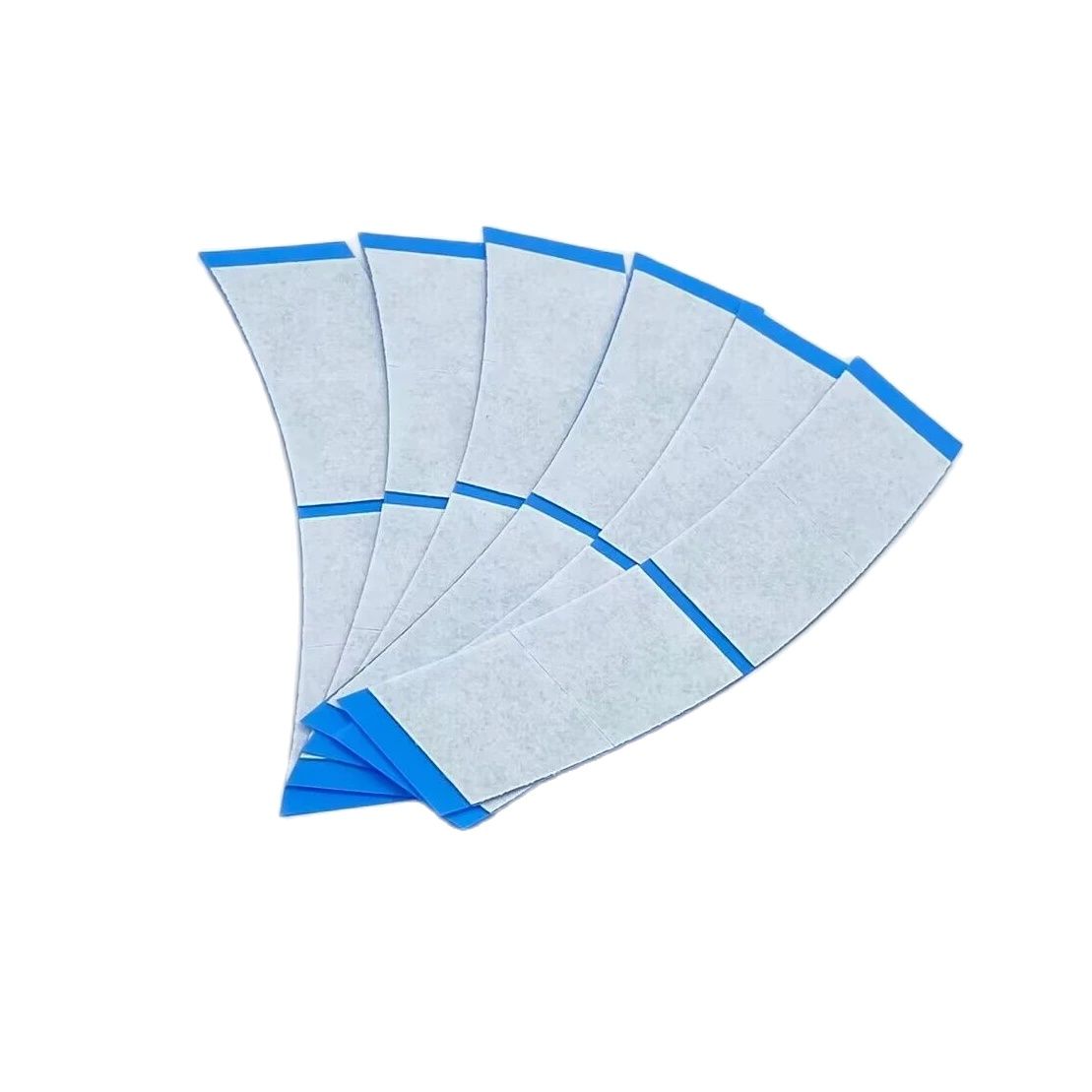 Двусторонняя кружевная лента, синяя, 8,6*2,2 см