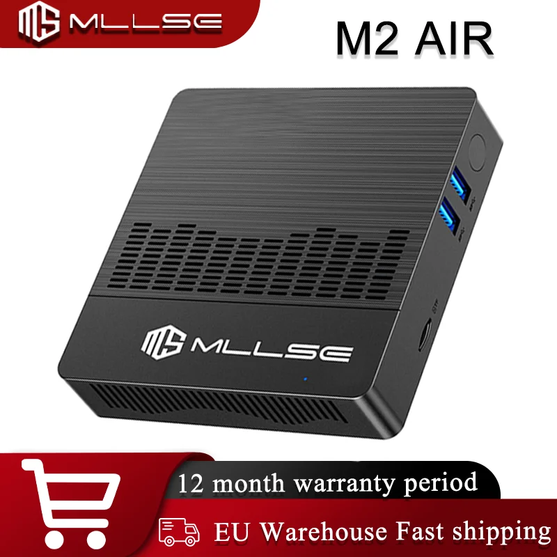 MLLSE-Mini ordenador portátil M2 Air, процессор Intel Celeron N4000, Windows 11, 6 ГБ ОЗУ, 128 ГБ ПЗУ, Wi-Fi de doble banda