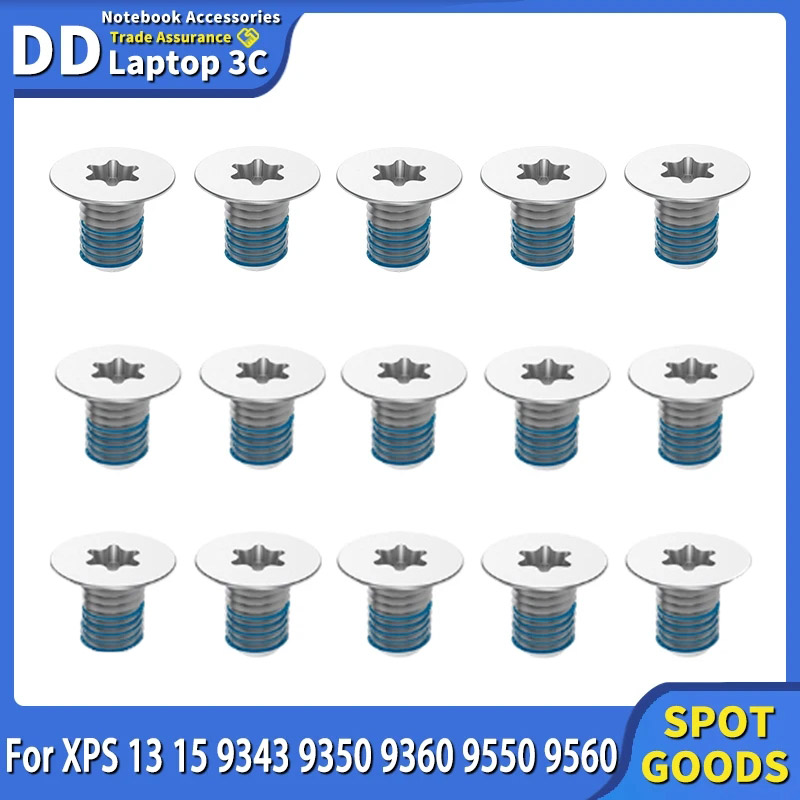 10-200 Chiếc Laptop Dưới Ốp Lưng Ốc Vít Dành Cho Dành Cho Laptop Dell XPS 13 15 9343 9350 9360 9370 9380 7390 9550 9560 5510 Series Và Vặn Vít
