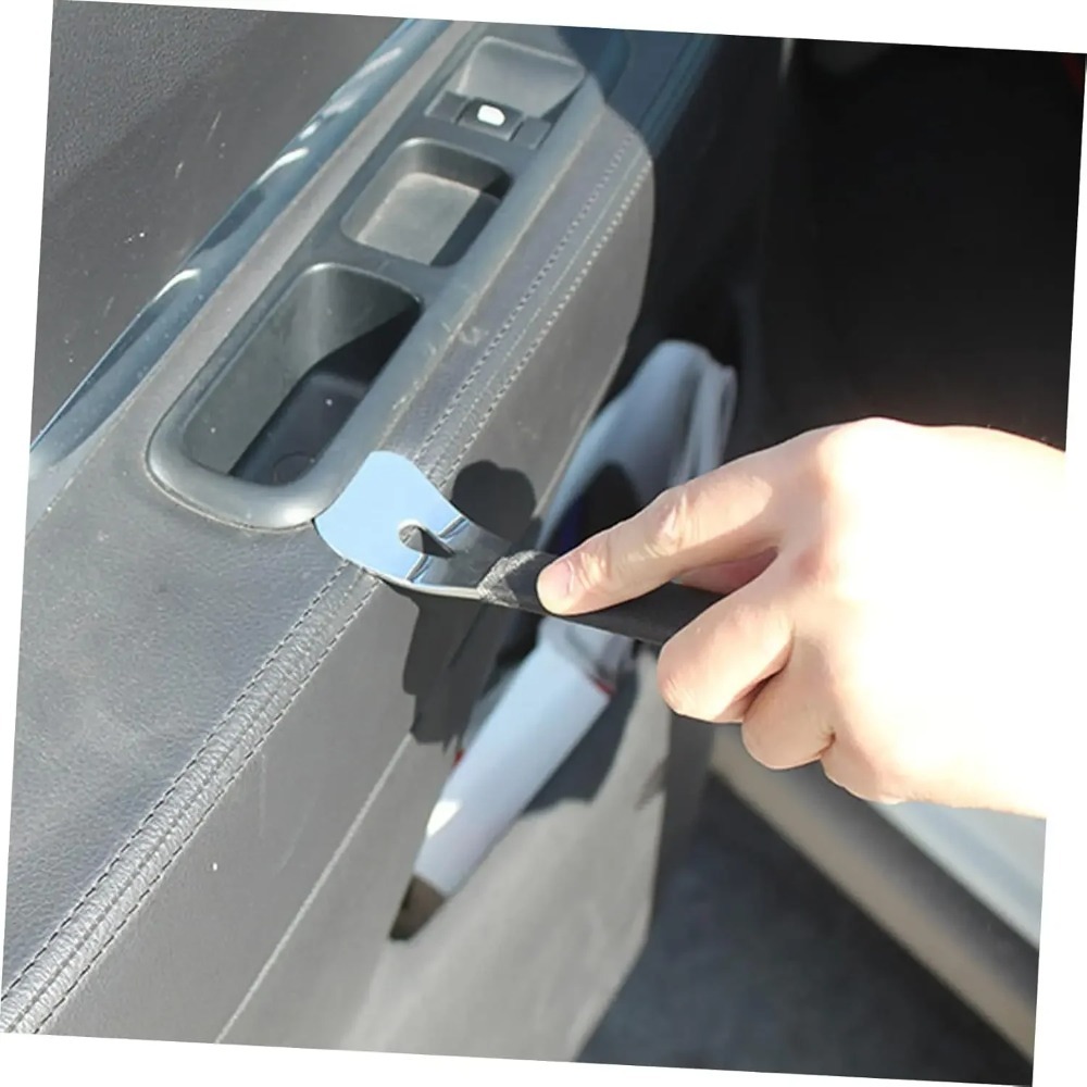 1PC Stainless Steel Car Audio Removal Tool - Pry Bar for Door Panel, Radio, Interior Trim Disassembly
