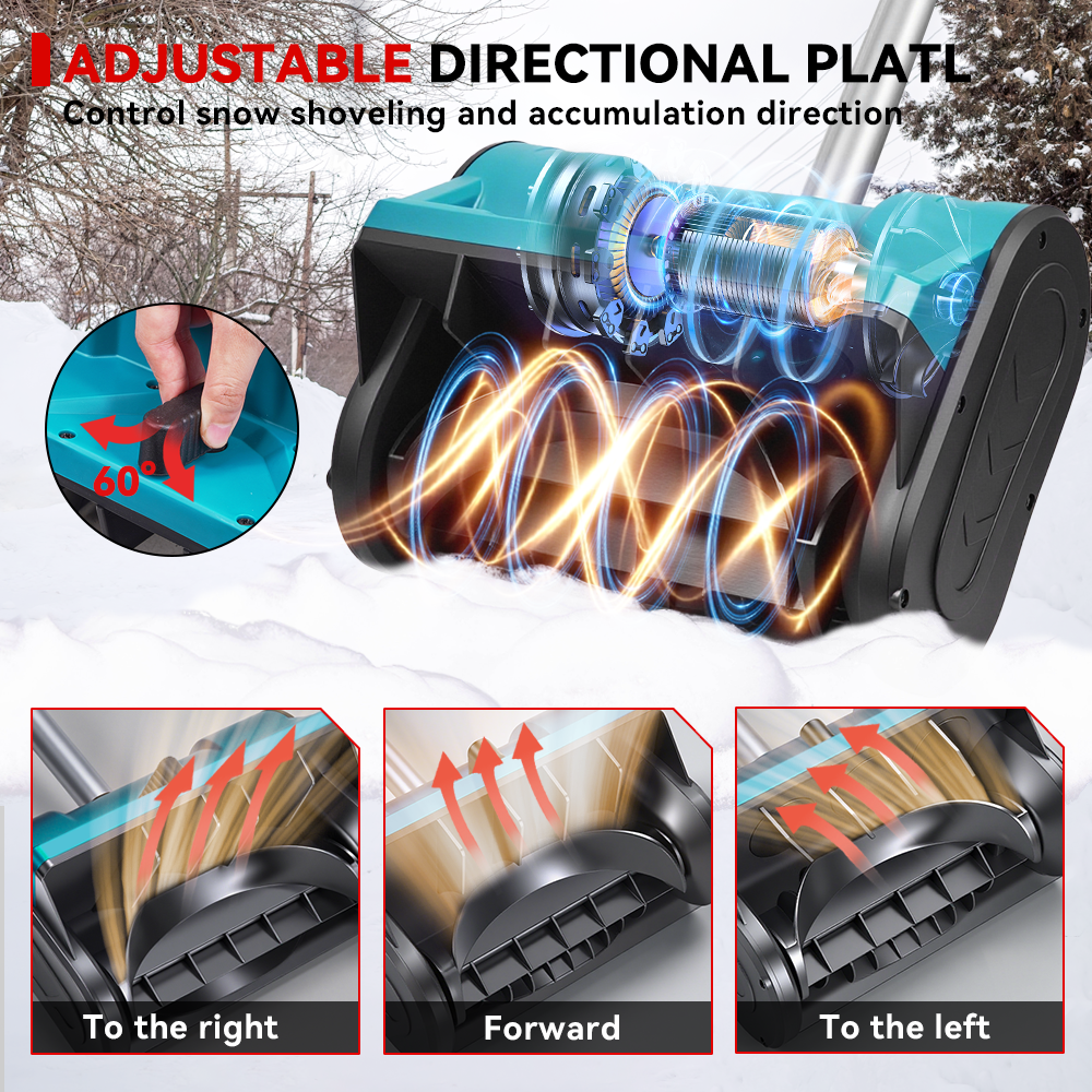 ONEVAN 2500 Вт/3000 Вт бесщеточный электрический снегоочиститель беспроводной чистый уличный двор инструмент для Makita 18 В аккумуляторный штифт
