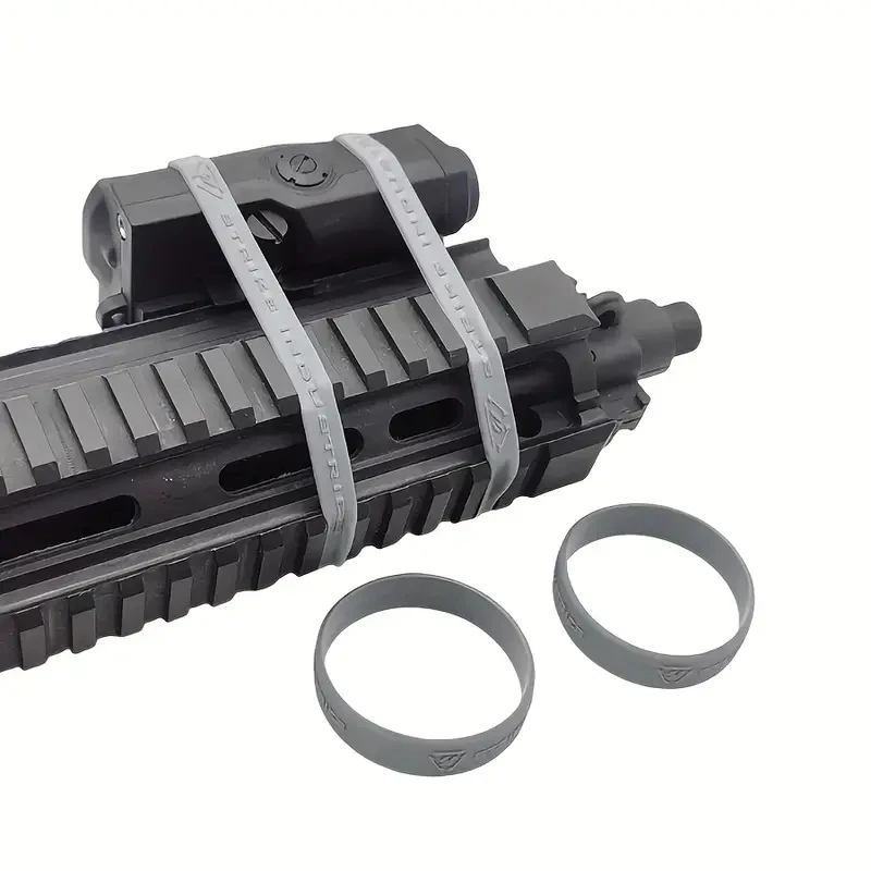 Anel de borracha elástica de alta resistência tático airsoft multi-função caça rilfe banda para ngal peq lanterna caça tiro