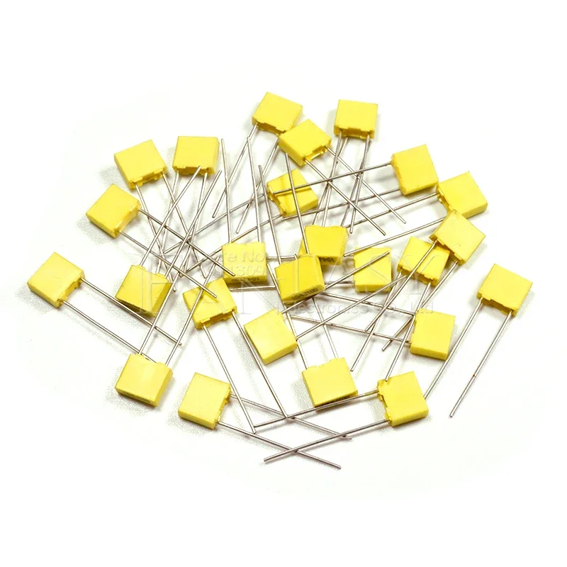 20 piezas película plástica de seguridad de polipropileno 100V 1nF ~ 470nF 100nf 220nf 10nf 47nf 22nf 1nf 0,47 uf 0,1 uf 330nf condensador de corrección