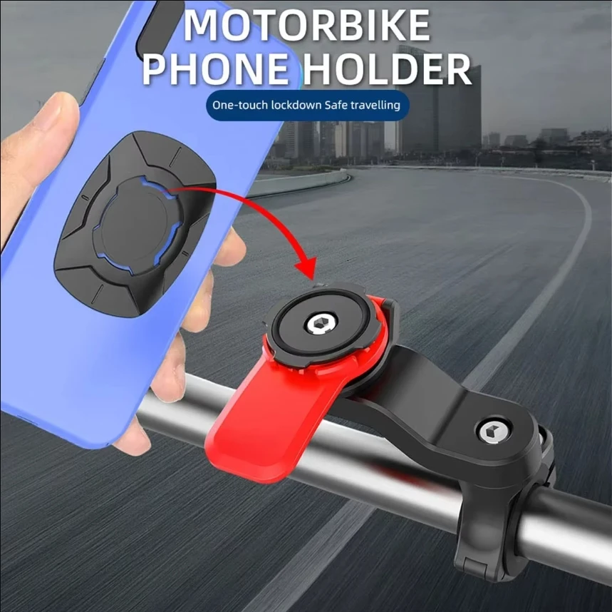 Motorcycle Bike Phone Holder Stand Bicycle Mobile Mount Non-slip Cycling,Phone Bracket Vibration Damper