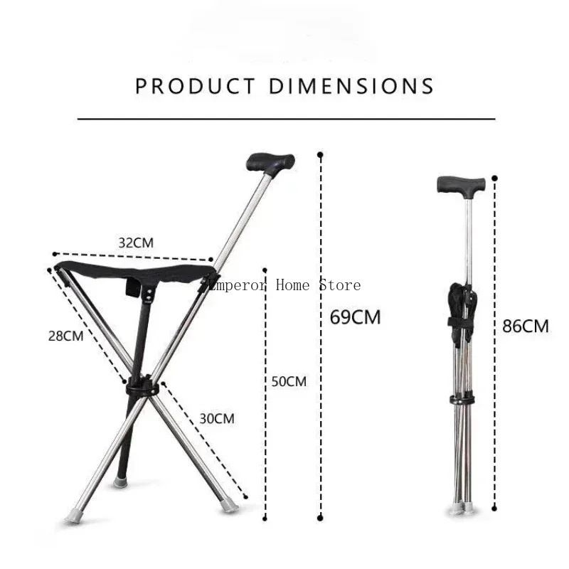 Silla de caña plegable portátil para exteriores, taburete ligero para caminar, escalada de montaña, Playa, relajante