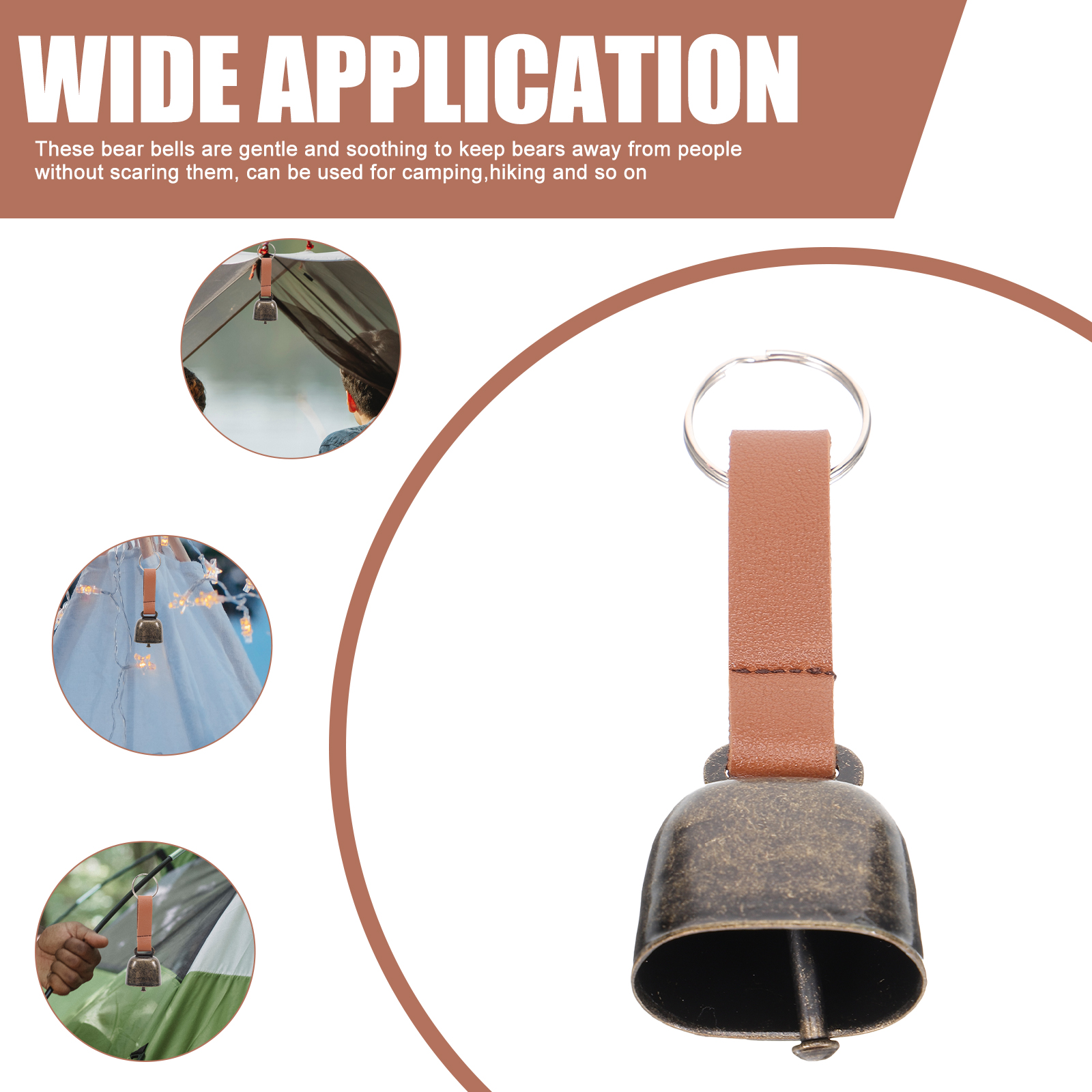 Guardian Bell Bear repelente mosquetão anti perdido sinos de vaca carrilhão de porta de viagem
