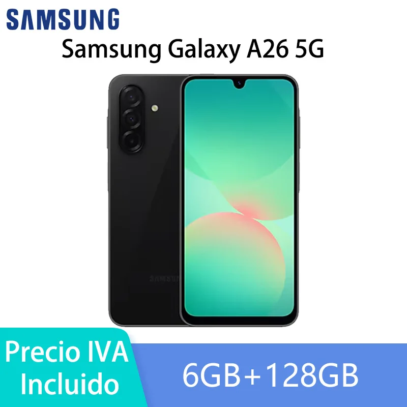 Samsung Galaxy A26 5G, Smartphone, 6,7 Zoll, AMOLED-Bildschirm, 50-MP-Kamera, 120 Hz, 5000 mAh, IP67