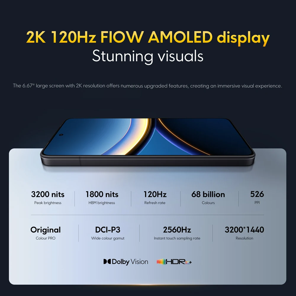 【Marca +】Versión global POCO F7 Pro 5G Snapdragon 8 Gen 3 Cámara principal de 50MP 6,67 "WQHD+ Flujo AMOLED DotDisplay 90W HyperCharge