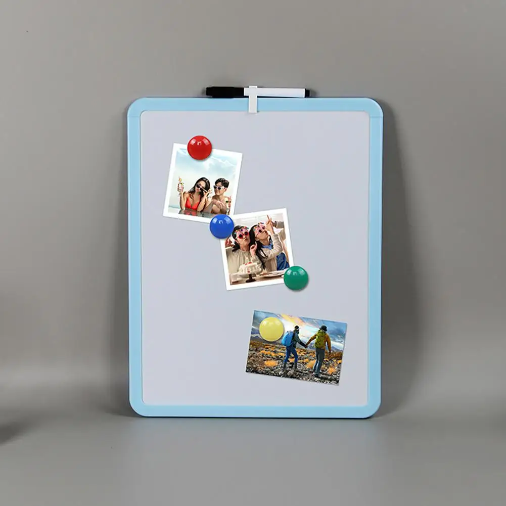 Mini White Board 14" x 11" Dry Erase Whiteboard with Marker Double-sided Handheld Dry Erase Board for Home Office Classroom
