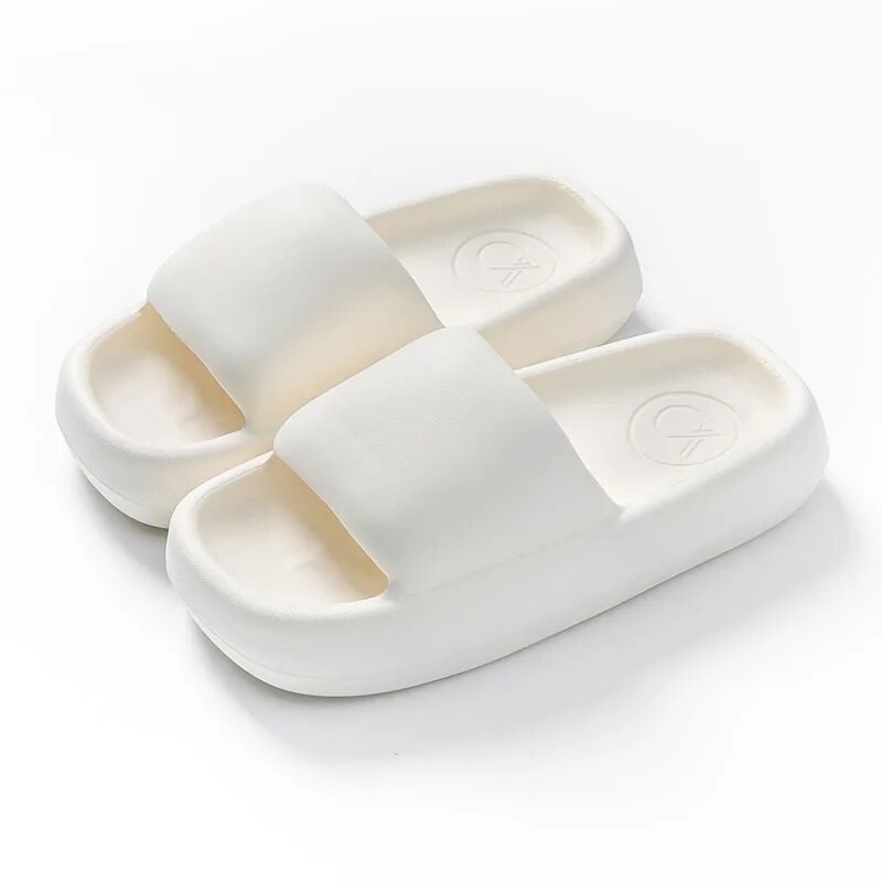 Chinelos de interior antiderrapantes para homens e mulheres, brancos, secagem rápida, spa, banheiro, chuveiro