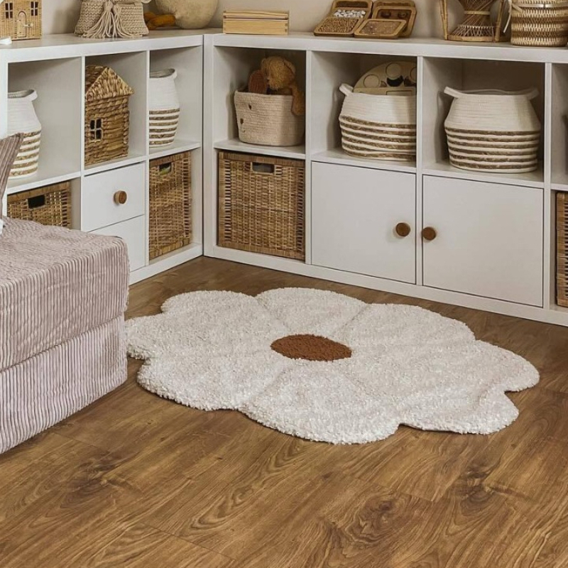 INS SUNFLOWER Daisy Fried Egg พรมเกมผ้าห่มแผ่นปีนเขาเด็กคลานเสื่อเสื่อเกม