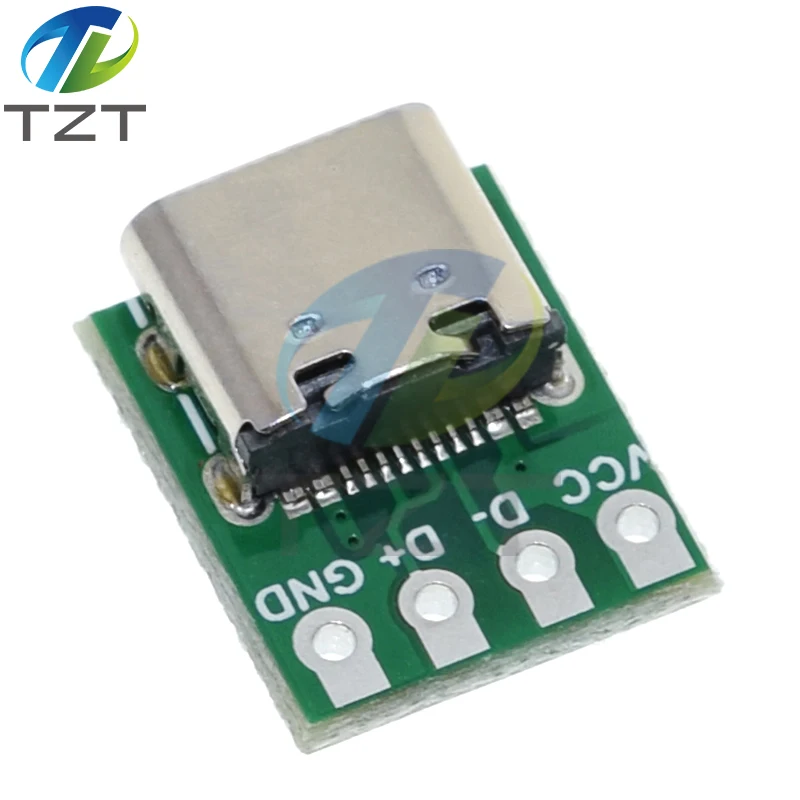 Conector USB 3,1 tipo C, adaptador de placa PCB de prueba de 16 pines, conector 16P para transferencia de Cable de línea de datos, 1/5/10 Uds.