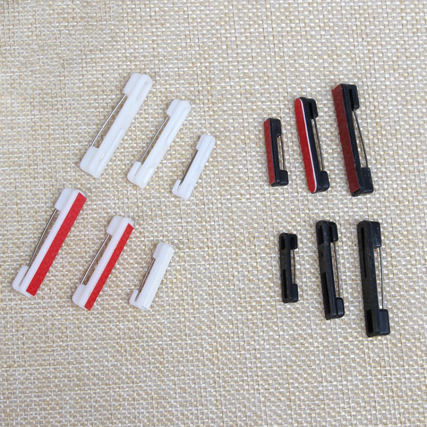 1000 шт., пластиковая булавка, идентификатор работы, номерной знак, нагрудный значок, аксессуар