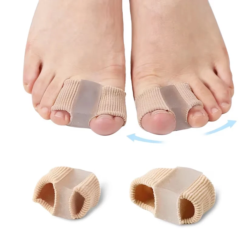 1PCS Silicone Toe Spreader Finger Separator Valgus Corrector Thumb Correction Straightener Foot Care Orthopedic