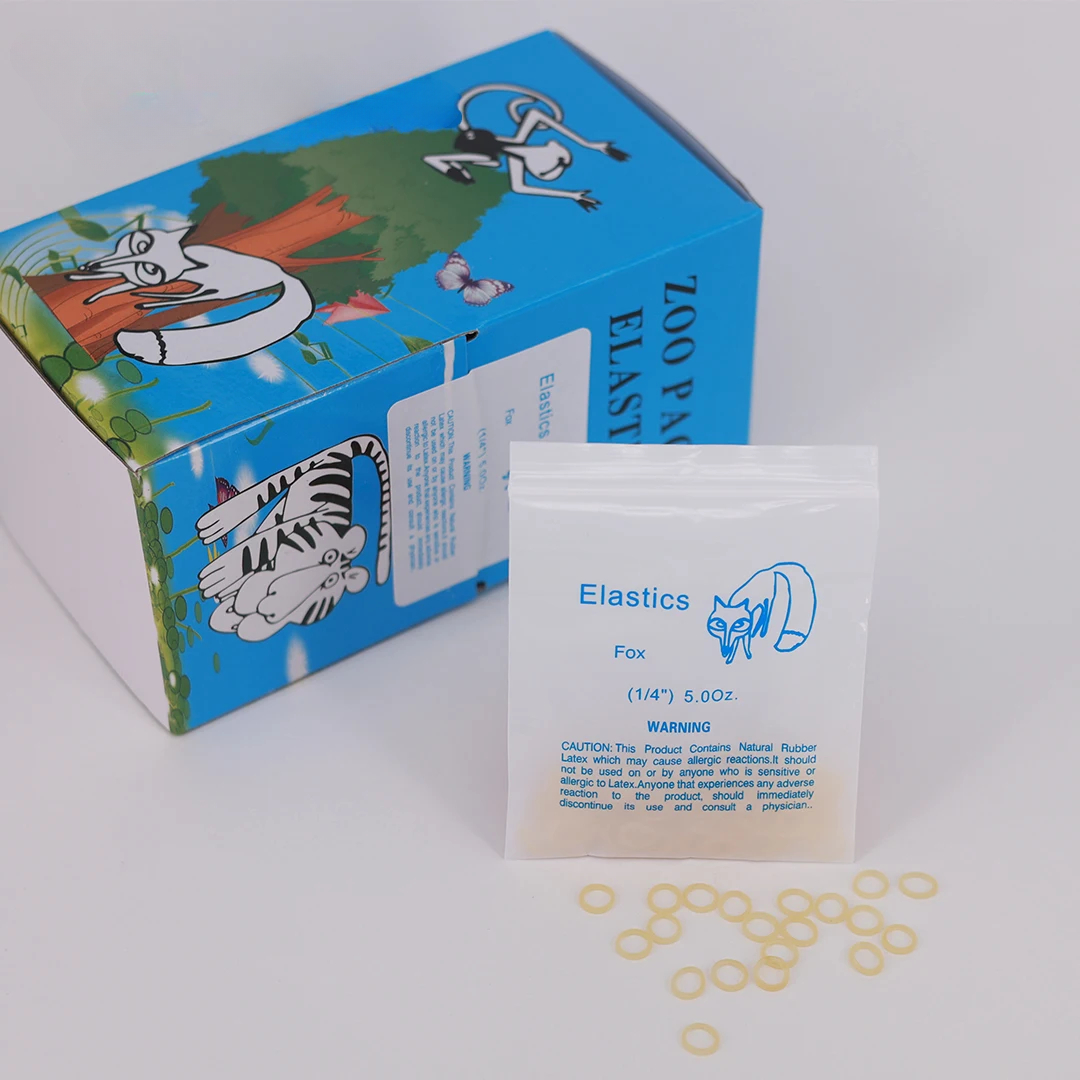 5000 pçs/caixa faixas de borracha dentária ligadura ortodôntica o-ring ortodôntico cintas elásticos anéis de tração animal chipmunk coelho