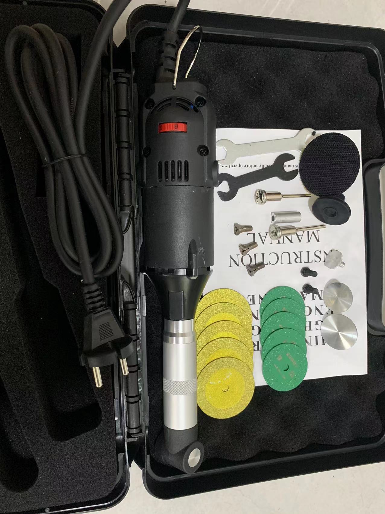 Rectificadora de codo eléctrica de 110/220V, 90 grados, joyería, Pulido de madera, Motor de grabado, amoladora Micro angular, Herramientas de limpieza de azulejos