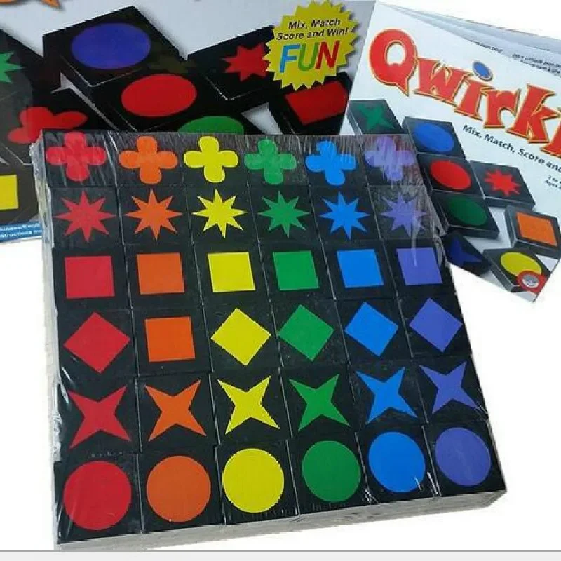Qwirkle-juguetes educativos para niños, ajedrez de madera, juegos interactivos para padres e hijos, juguetes para adultos, regalos, novedad de 2024