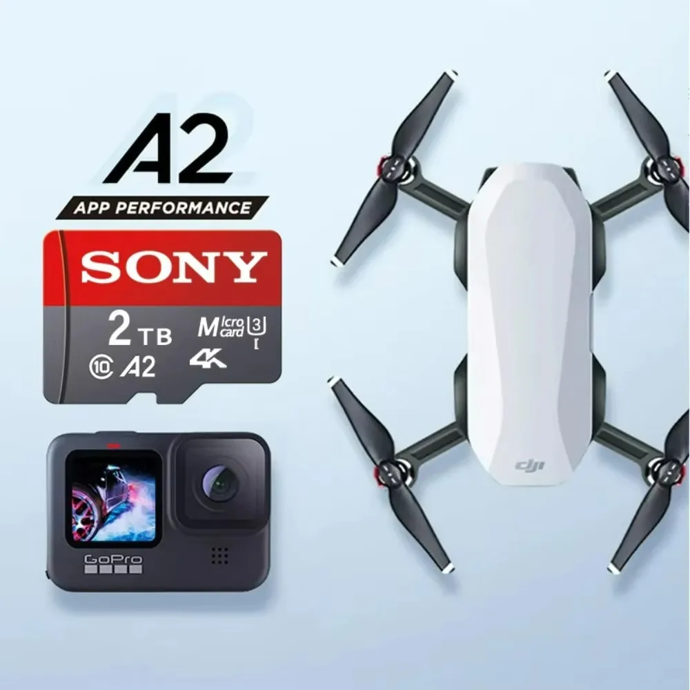 ソニー新 2 テラバイト SD カード 64 ギガバイト 128 ギガバイト 256 ギガバイト 512 ギガバイト 1 テラバイト Class10 高速マイクロ SD クラス TF カードドローン機器オーディオ PC Ps5 ゲーム