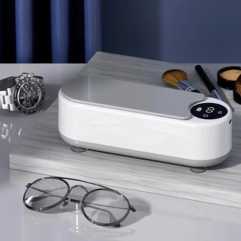 High-Frequency Ultrasonic Glasses Cleaner - 1pc Wireless Multi-Purpose Cleaning Machine for Eyewear & Accessories