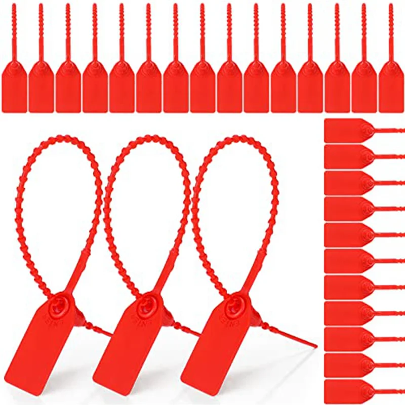 B30C-500 PCS Security Tags Removal For Fire Extinguishers Security Tags Safety Locking Signage Tamper, 250Mm Length