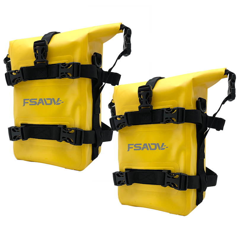 2PCS Universal Motorcycle Frame Crash Bars Waterproof Bag Repair Tool Placement Bag For BMW R1200GS R1250GS For HONDA For Suzuki