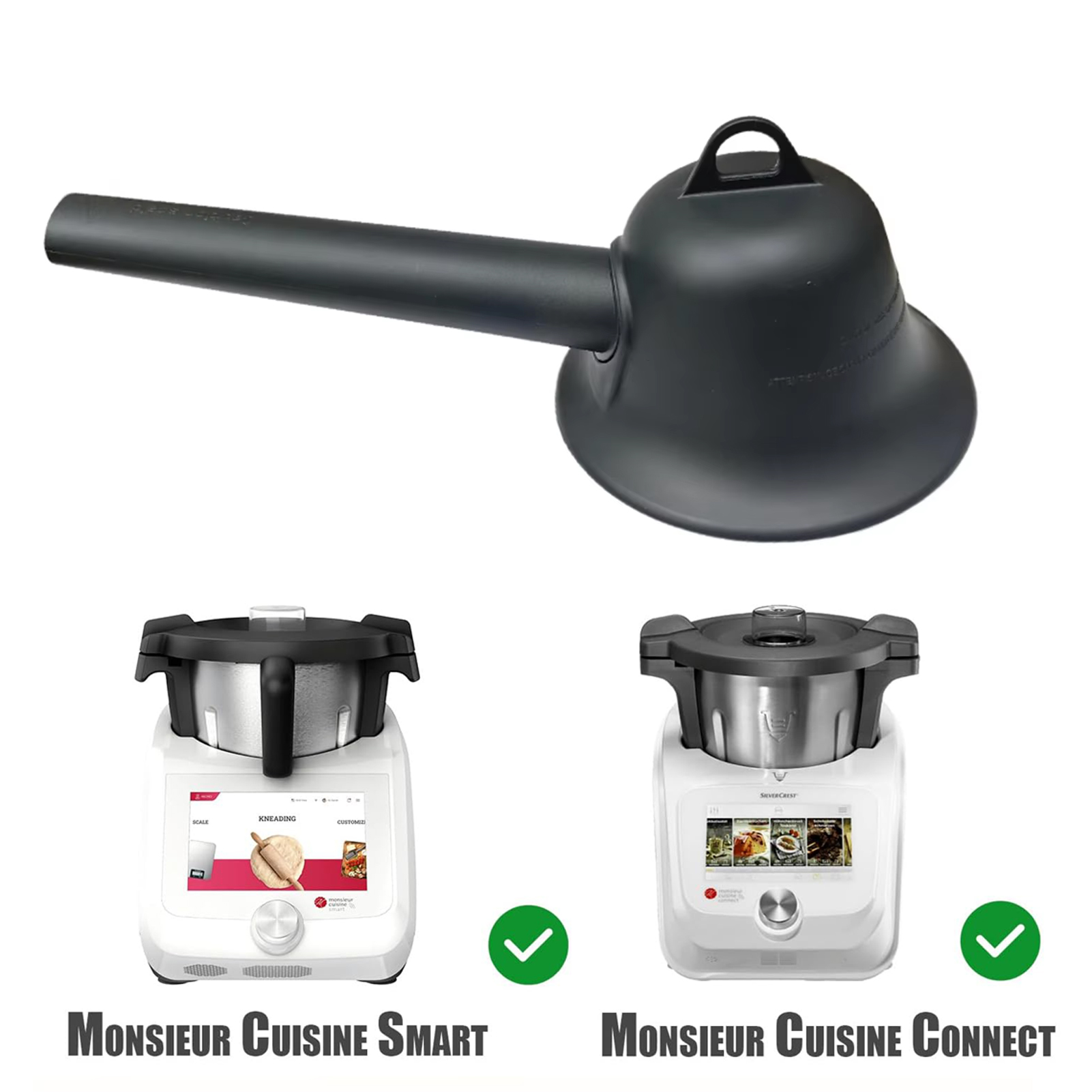 Przełącznik pary do rury prowadzącej Thermomix TM31 TM5 TM6 do Monsieur Cuisine Connect/Smart Universal