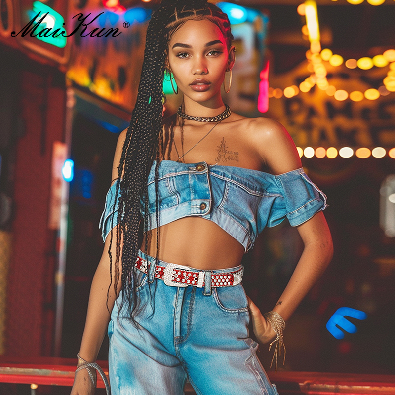 Maikun Bb cinturón ostentoso de diamantes de imitación negros cinturón de vaquera y vaquero con cinturón de diamante Simon brillante para hombres hebilla de calavera de cabeza occidental