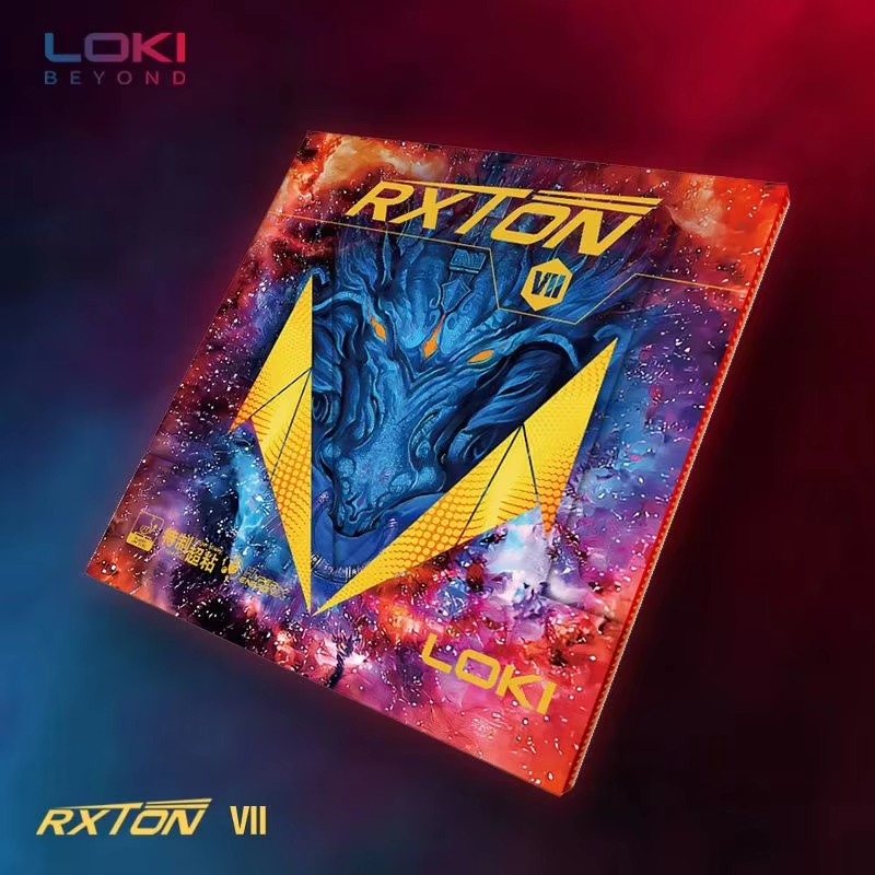 オリジナル LOKI RXTON 7 卓球ラバー夕食粘着ピンポンラバーシート高密度崑崙スポンジ RXTON VII ラバー