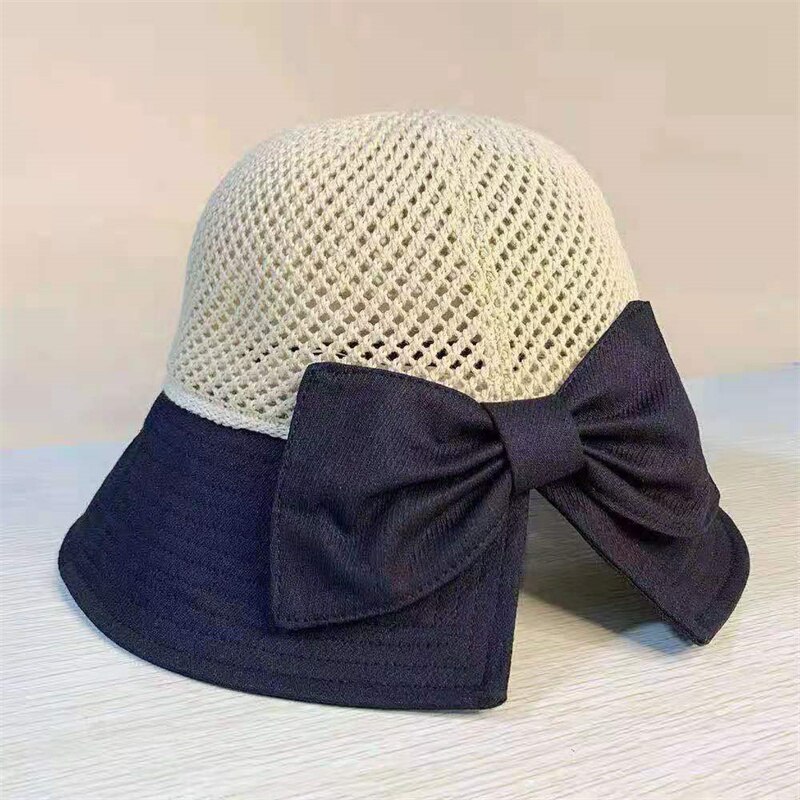 Clearance_New Kapelusz z filtrem przeciwsłonecznym na wiosnę i lato Moda dziecięca Kapelusz typu Bucket Składana kokardka Kapelusz przeciwsłoneczny Kapelusz z filtrem przeciwsłonecznym_Continuous upda