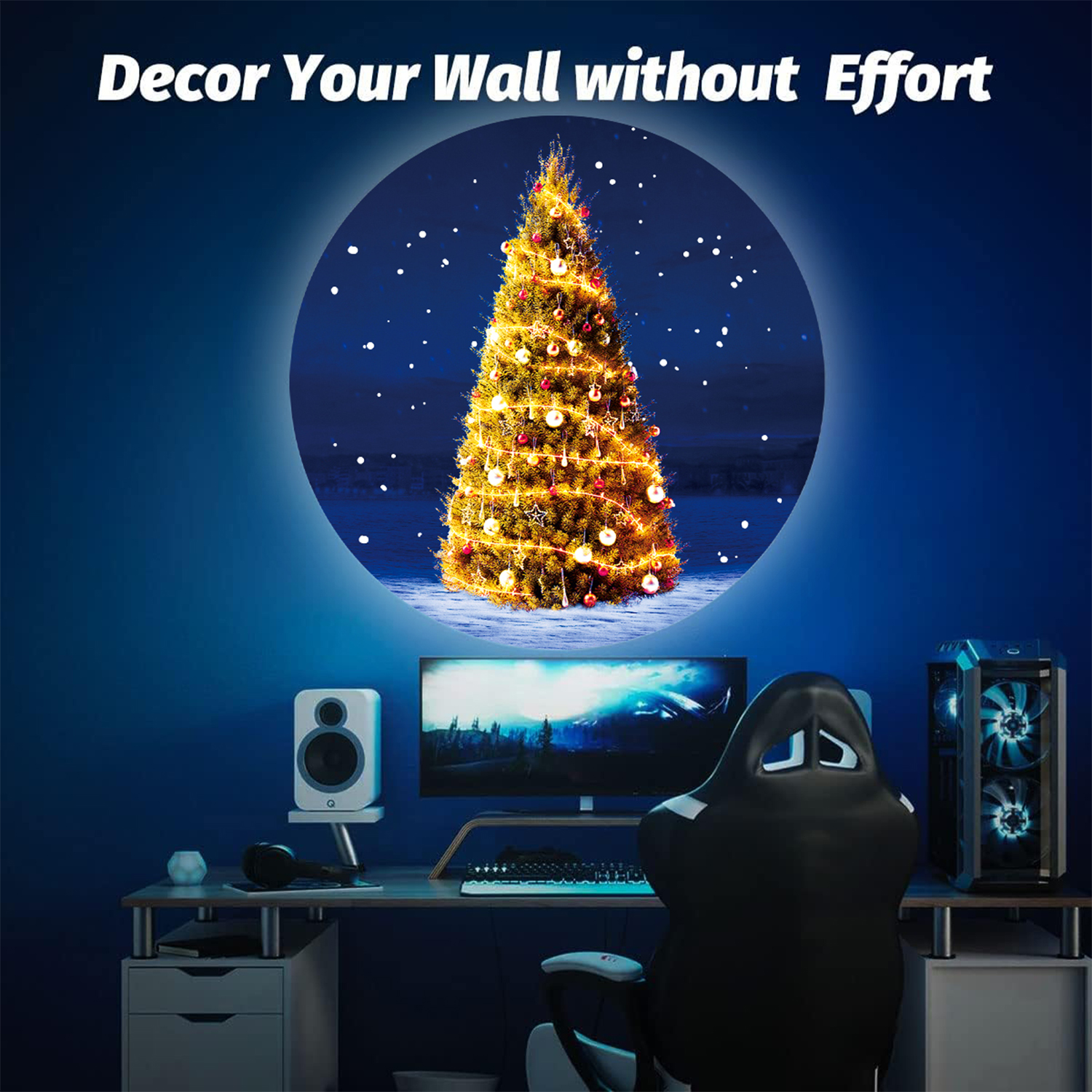 Projektionslicht für den Weihnachtsbaum