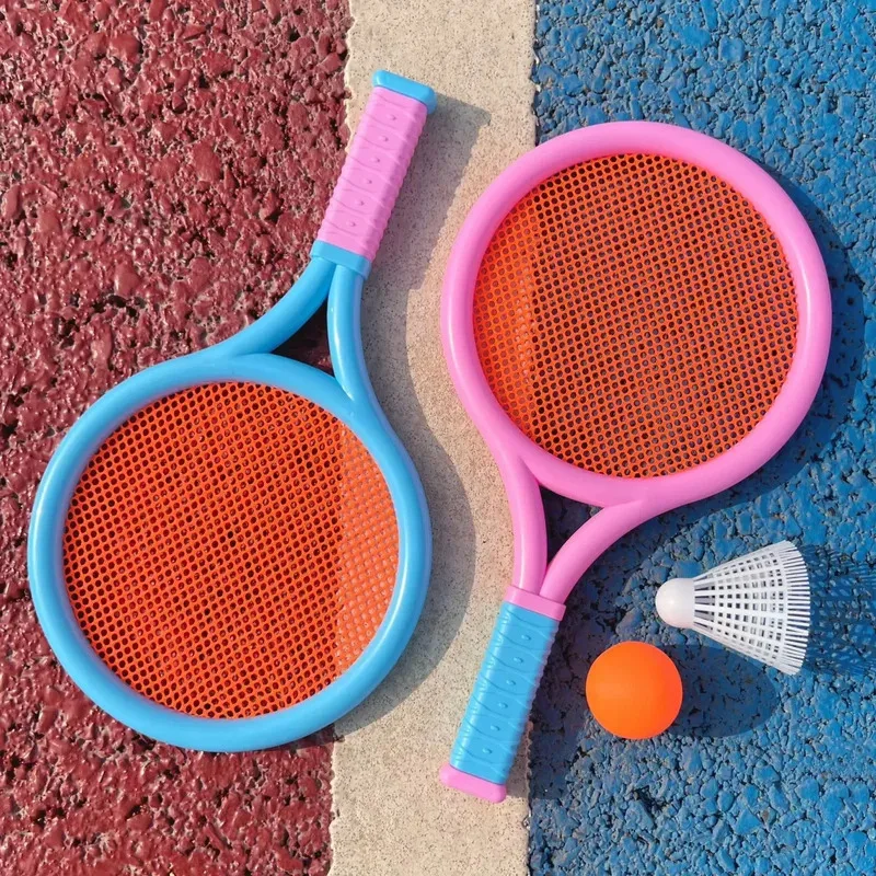 2 Racchette da badminton Invia badminton Tennis Sport all'aria aperta e tempo libero Giocattoli interattivi per due genitori e figli