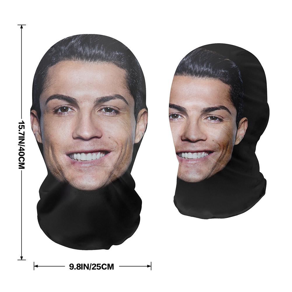 3D マスク バラクラバ ハット フェイシャル パフォーマンス パロディ いたずら ヘッドギア シームレス カニエ フェイス マスク セレブ フェイス ヒップホップ フード