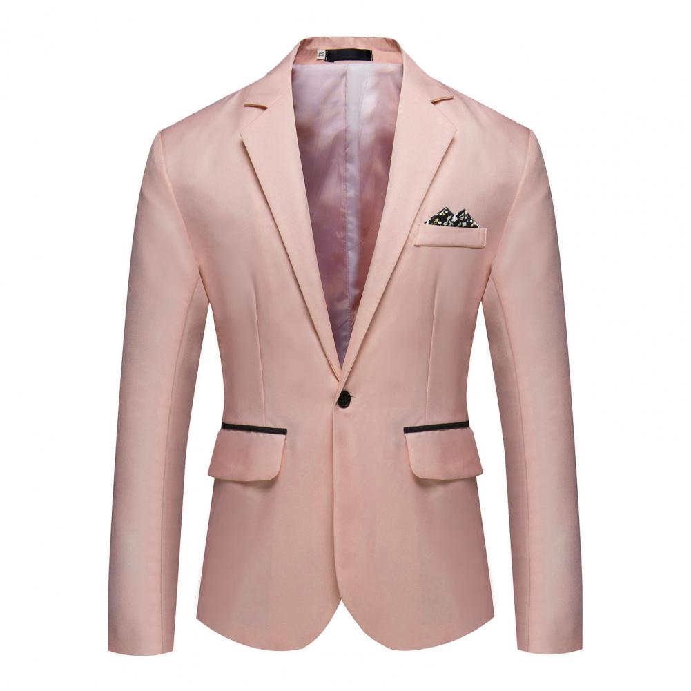 กระเป๋าสองด้านข้างผู้ชายเสื้อสูทเจ้าบ่าว Blazer SLIM FIT Men ธุรกิจ Blazers งานแต่งงานอย่างเป็นทางการ Blazers จัดเลี้ยงชุดเสื้อ