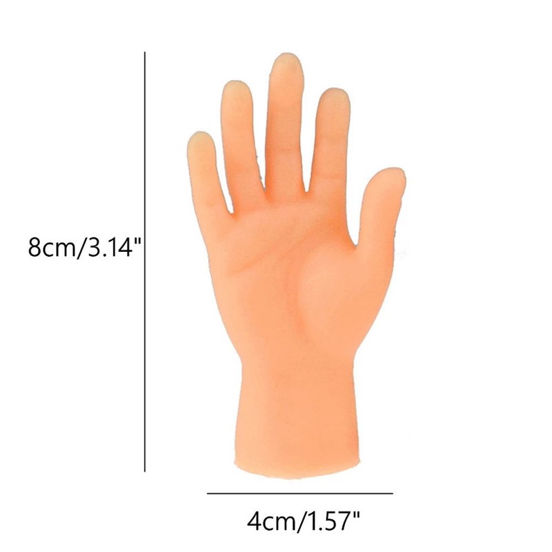 Trẻ Em Noveltyfunny Mini Tay Sáng Tạo Ngón Tay Đầu Ngón Tay Đồ Chơi Trêu Chọc Mèo Massage Thú Cưng Silicone Mềm Nhỏ Tay Đồ Cho Thú Cưng