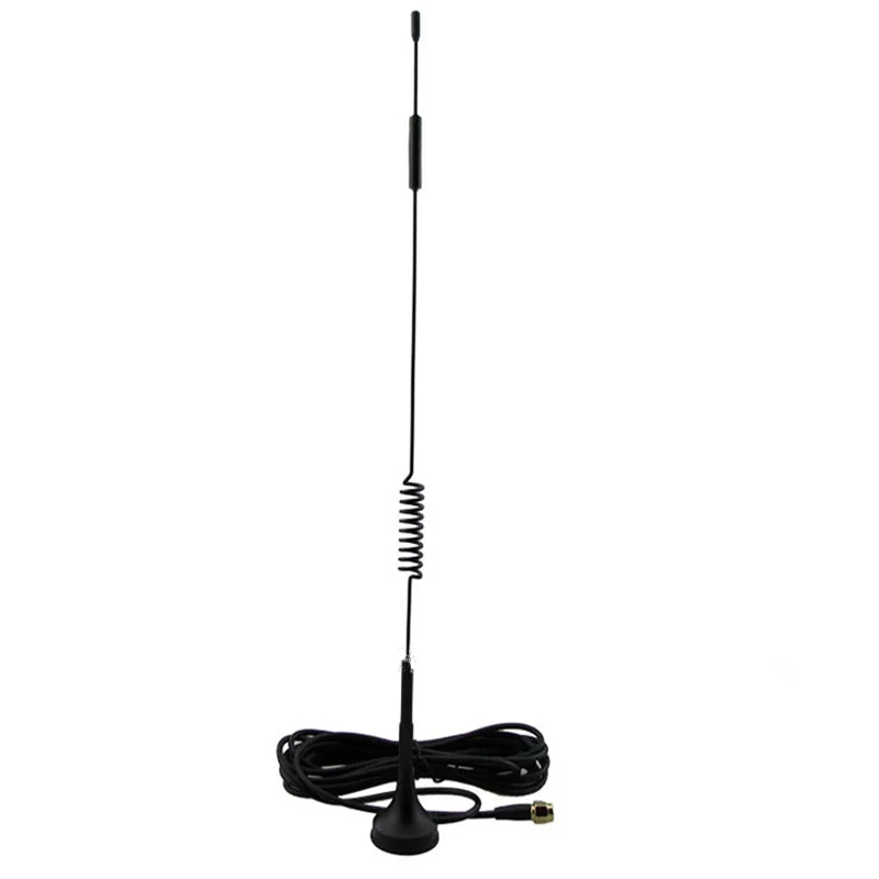 Antena SMA macho de alta ganancia 12dBi 2G 3G 4G, enrutador externo GSM de 700-2700MHz, amplificador de señal de antena magnética LTE
