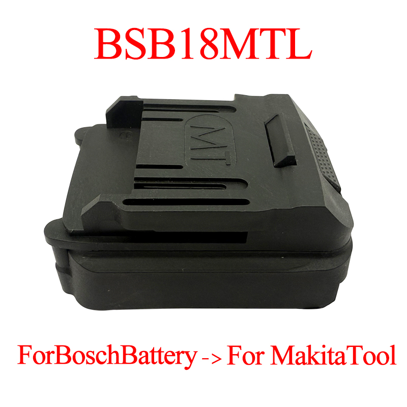 Адаптер-переходник Bat618 для аккумулятора Bosch 18 В для Makita, Milwaukee, Dewalt, Hitachi, Dyson, Metabo, AEG Worx