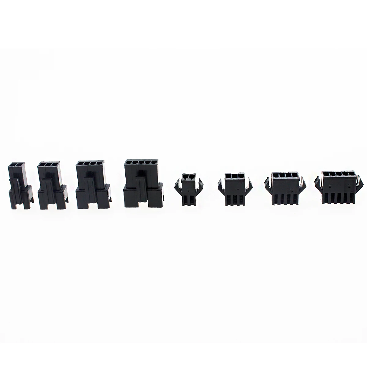 200 Uds. Conectores JST SM de 2,54mm de paso 2/3/4/5 pines conector macho y hembra conectores de clavija adaptador de Terminal de engarzado