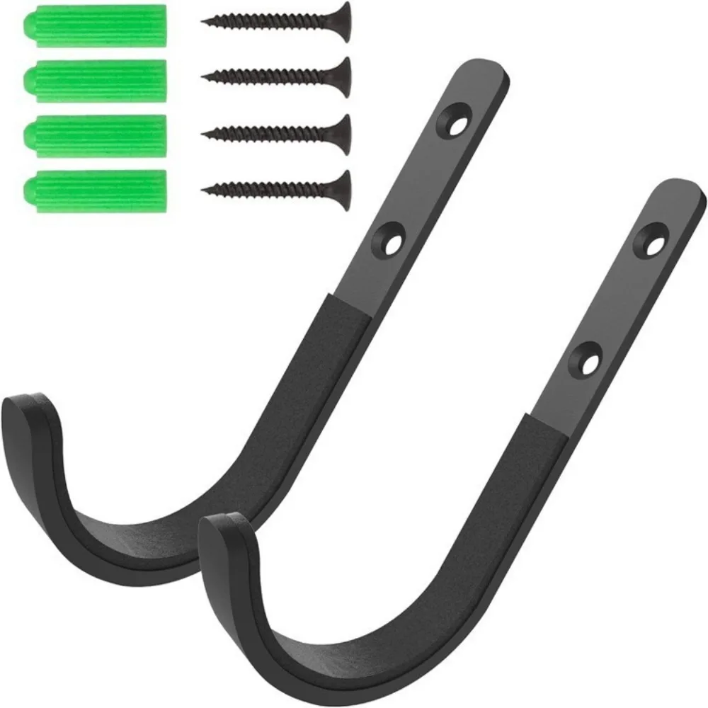 2 Pz/paia J-hook Pistola Rack di Stoccaggio Fucili Fucile Ganci Montaggio A Parete Ganci Per Qualsiasi Fucile Fucile Tiro Con Arco Con Imbottitura Morbida