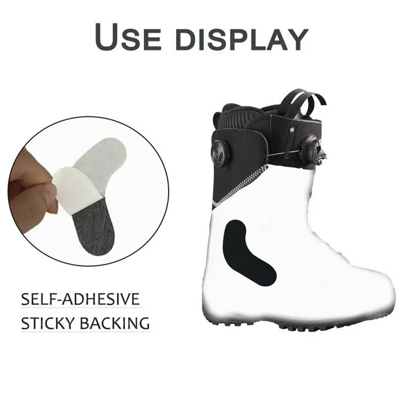 Ski Boot Pads Snowboard Adhesive Foam Pads Ski Boot Ankle Wrap Pads Adhesive Snowboard And Ski Boot Fitting Pads For Comfort