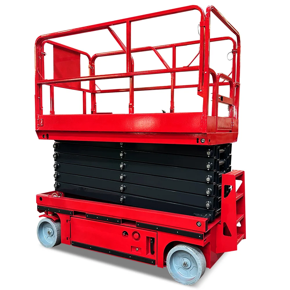 Platform Electric Hydraulic Table Lifting Equipment Tracked Self Propelled Scaffolding Ladder Aerial Work Crawler Scissor Lift